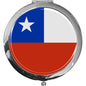 metALUm Taschenspiegel FLAGGE CHILE mit 2 - facher Vergrößerung #77182B