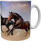 metALUm Kaffeetasse Pferde # 330010049
