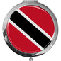 metALUm Taschenspiegel FLAGGE TRINIDAD UND TOBAGO mit 2 - facher Vergrößerung #77188B