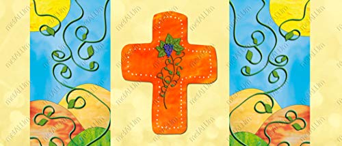 metALUm Kaffeetasse Kreuz Weinstock Christlich # 3300100180