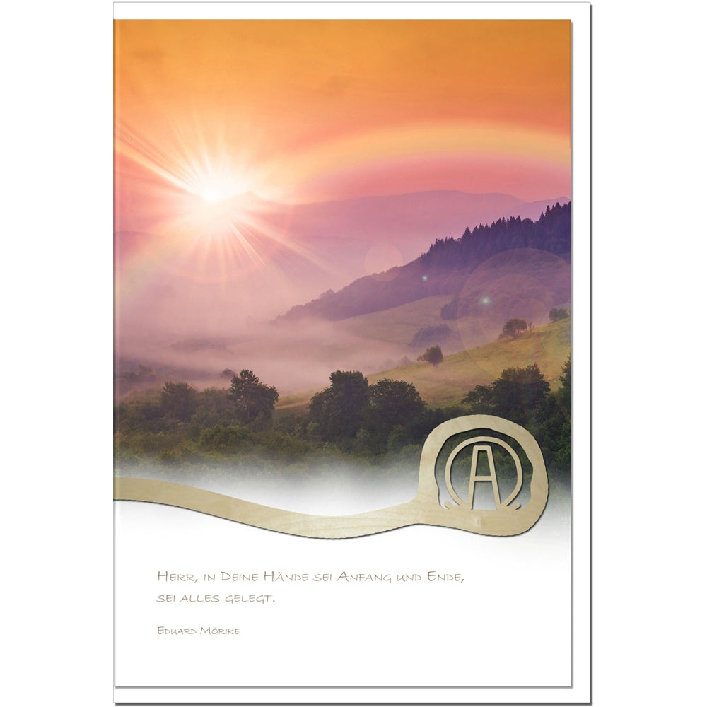 Trauerkarten XXL/Regenbogen