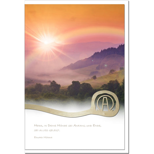 Trauerkarten XXL/Regenbogen