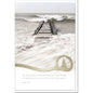 Trauerkarte STRAND DES LEBENS- Brandung - metALUm #01538