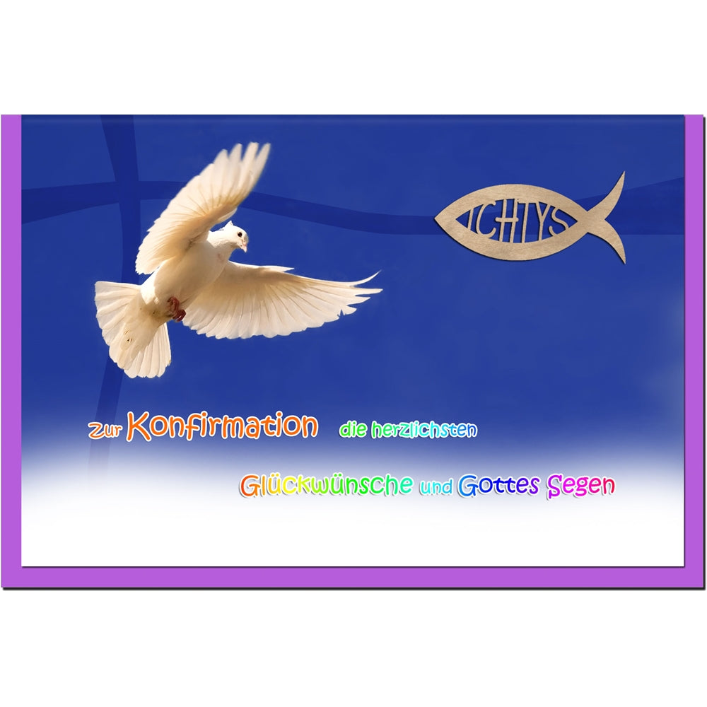 metALUm Karte zur Konfirmation MÖWE - 1212061