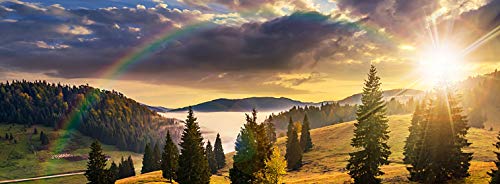 metALUm Kaffeetasse Landschaft Regenbogen # 330010035