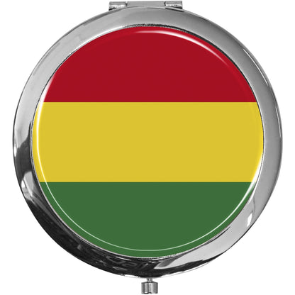 metALUm Taschenspiegel FLAGGE BOLIVIEN mit 2 - facher Vergrößerung #77183B