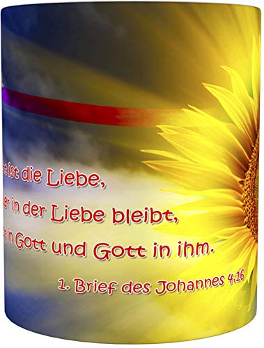 metALUm Kaffeetasse Sonnenblume Christlich # 3300100174