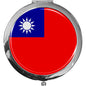 metALUm Taschenspiegel FLAGGE TAIWAN mit 2 - facher Vergrößerung #77218B