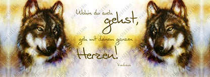 Kaffeetasse/Kaffeebecher/Wölfe/Geschenktasse