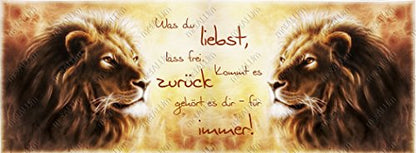 metALUm Kaffeetasse Kaffeebecher Geschenktasse Löwe