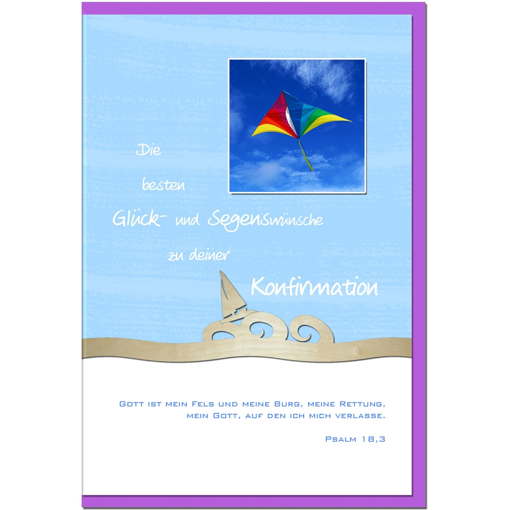 metALUm Karte zur Konfirmation DRACHE - 1212002S