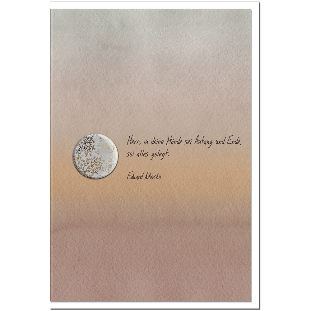 Trauerkarte HOFFNUNG - Horizont - metALUm # 1001148