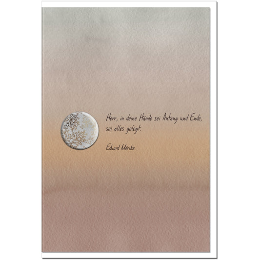 Trauerkarte HOFFNUNG - Horizont - metALUm # 1001148