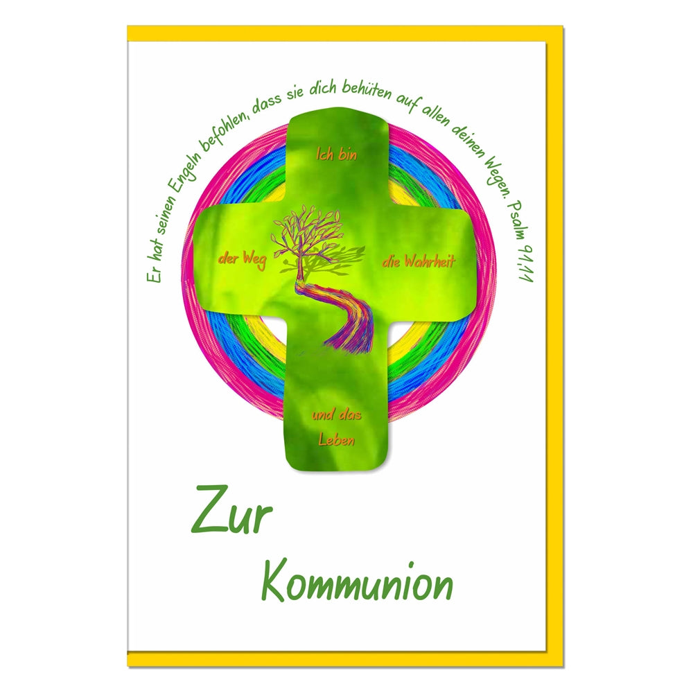 metALUm Karte zur Kommunion PFAD - 1011014S