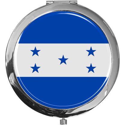 metALUm Taschenspiegel FLAGGE HONDURAS mit 2 - facher Vergrößerung #77190B