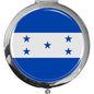metALUm Taschenspiegel FLAGGE HONDURAS mit 2 - facher Vergrößerung #77190B