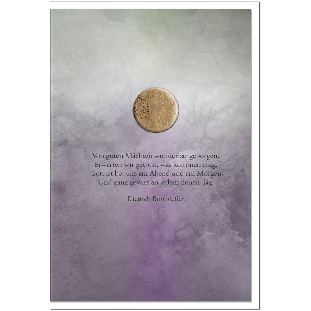 Trauerkarte GEDENKEN - Hoffnung - metALUm # 1001150