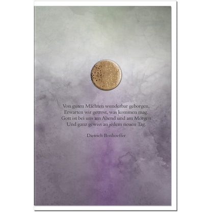 Trauerkarte GEDENKEN - Hoffnung - metALUm # 1001150