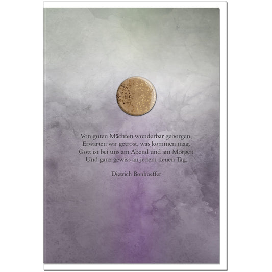 Trauerkarte GEDENKEN - Hoffnung - metALUm # 1001150