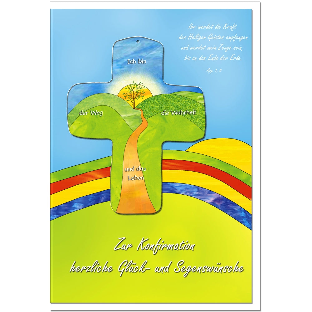 metALUm Karte zur Konfirmation WEG - KONF001S