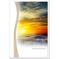 Beileidskarte ABSCHIED - Sonnenuntergang - metALUm #01345
