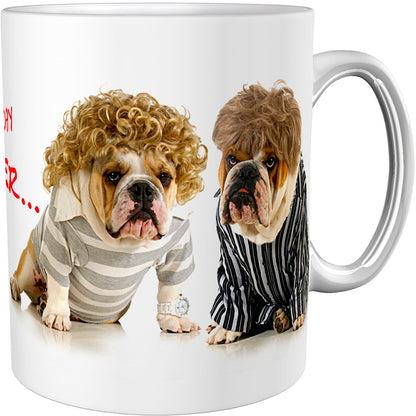 metALUm Kaffeetasse Hunde Bulldoggen # 330010078