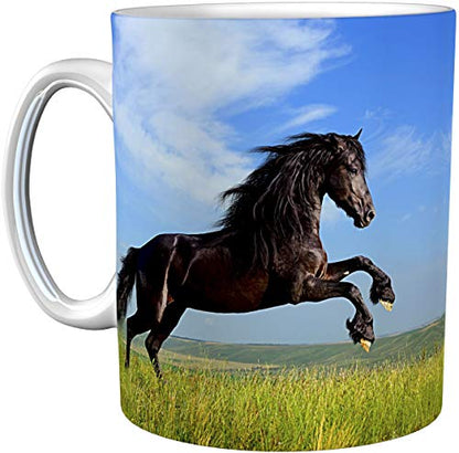 metALUm Kaffeetasse Pferde # 330010069