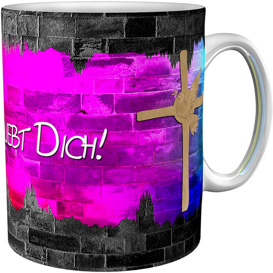 metALUm Kaffeetasse Graffiti Christlich # 3300100162