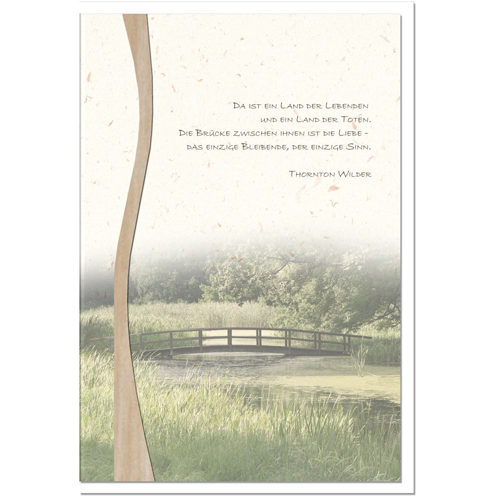 Trauerkarten XXL/Brücke