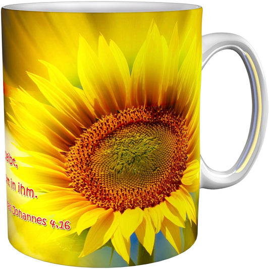 metALUm Kaffeetasse Sonnenblume Christlich # 3300100174
