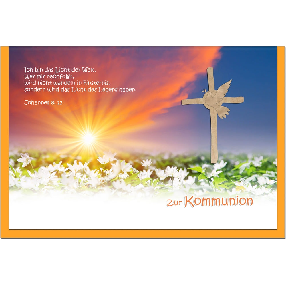 metALUm Karte zur Kommunion BLUMENWIESE - 1211058