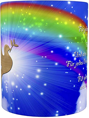 metALUm Kaffeetasse Regenbogen Christlich # 3300100156