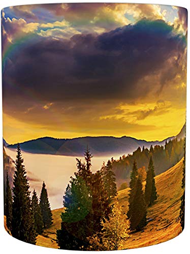 metALUm Kaffeetasse Landschaft Regenbogen # 330010035