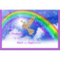 metALUm Karte zur Firmung REGENBOGEN - 1212054F