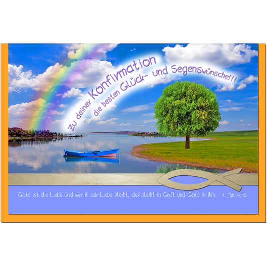 metALUm Karte zur Konfirmation FLUSS - 1212010S