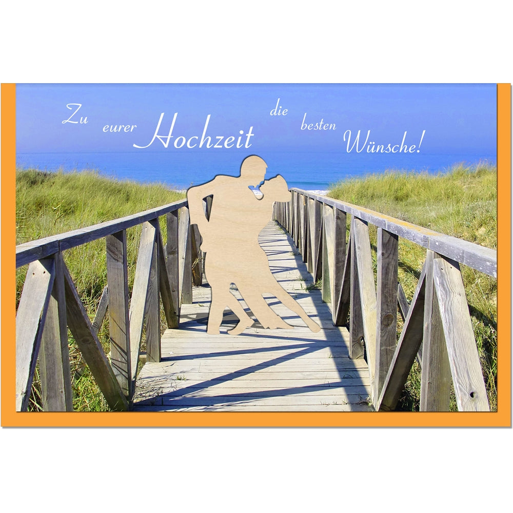 metALUm Hochzeitskarte HOCHZEITSPAAR - 1206013S