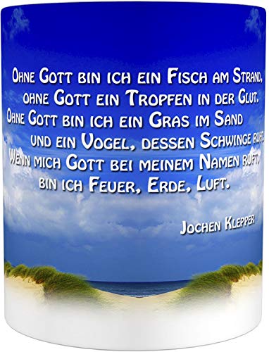 metALUm Kaffeetasse Leuchtturm Christlich # 3300100164