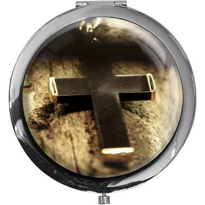 metALUm christlicher Taschenspiegel GLAUBE mit 2 - facher Vergrößerung #775010009