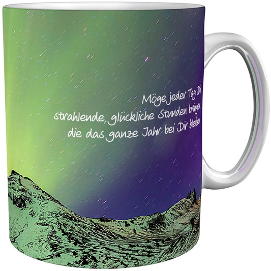 metALUm Kaffeetasse Polarlicht # 330010028