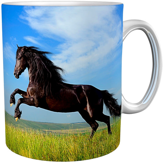 metALUm Kaffeetasse Pferde # 330010069