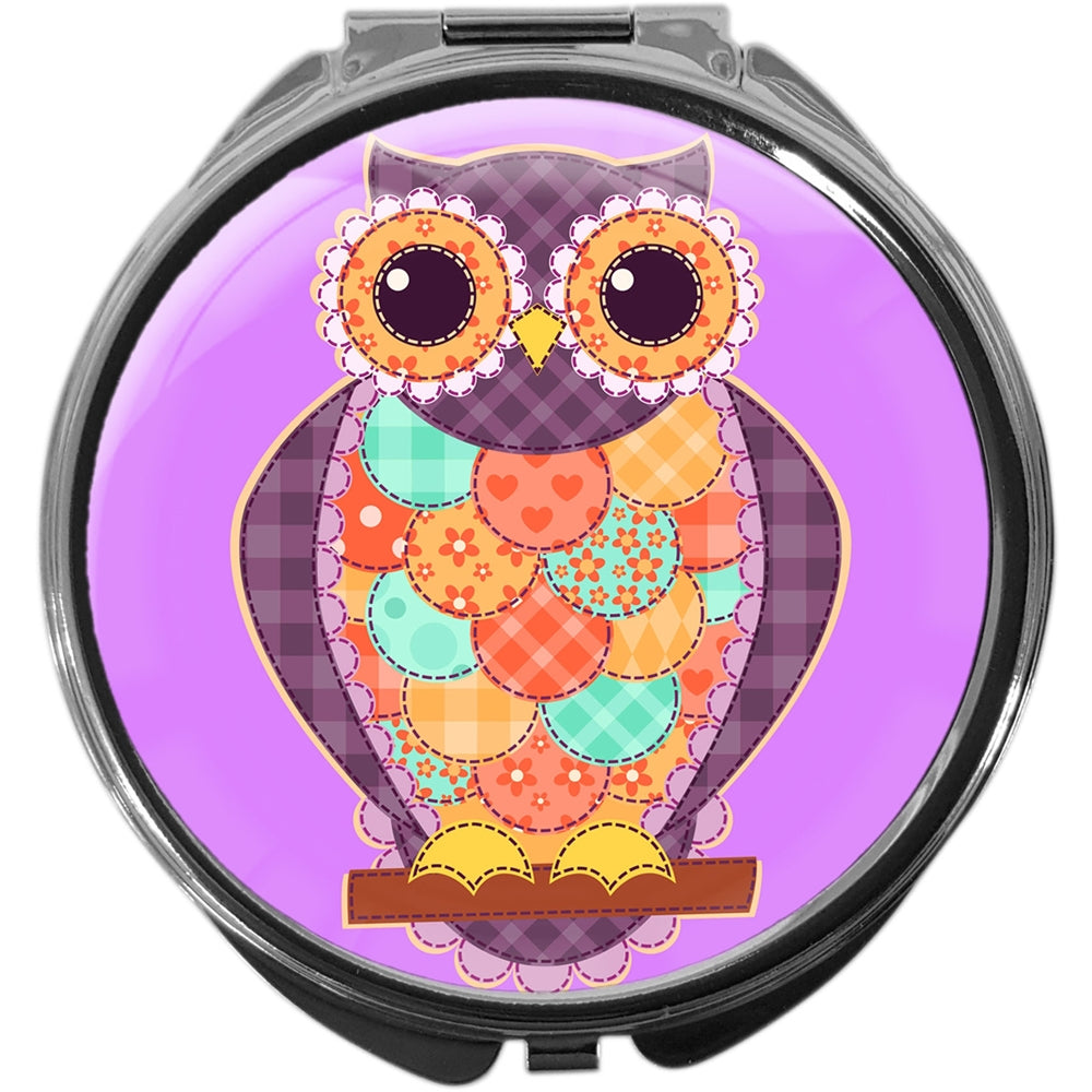 metALUm Pillendose mit Spiegel rund Metall 3 Fächer EULE #1184