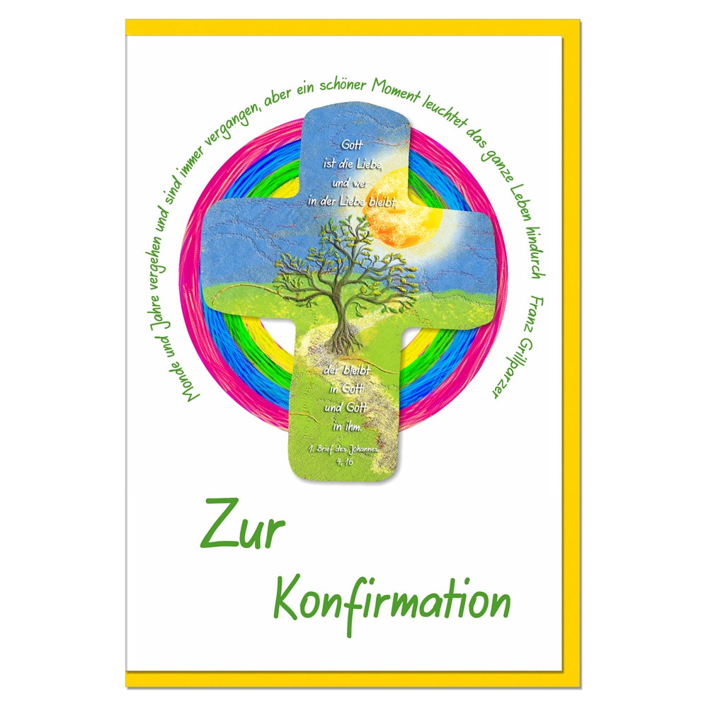 metALUm Karte zur Konfirmation BAUM - 1012014S