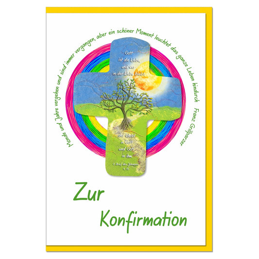 metALUm Karte zur Konfirmation BAUM - 1012014S